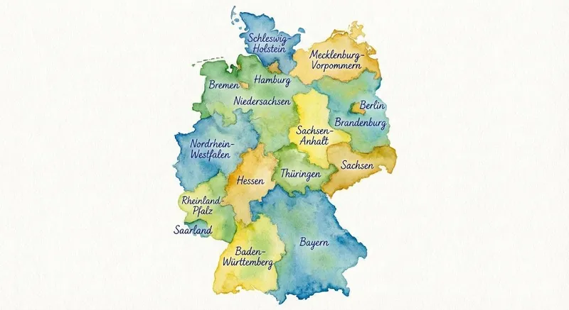 Watercolor map